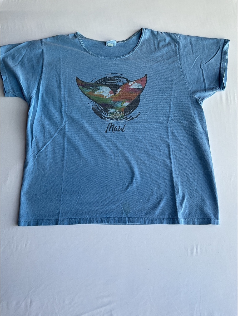 08/05 005 Crazy Shirts Maui Graphic T-Shirt XL Blue